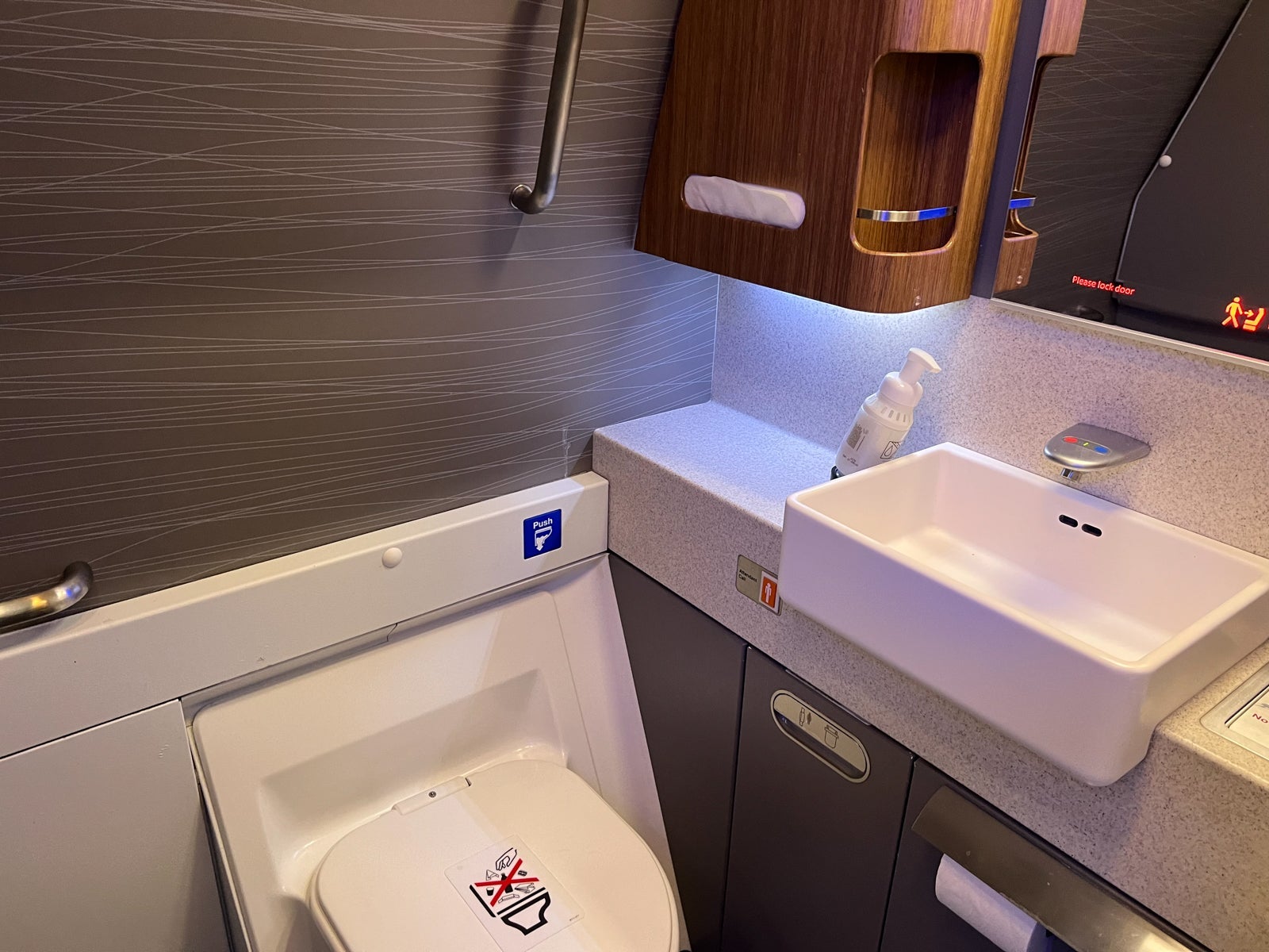 Business-class cabin