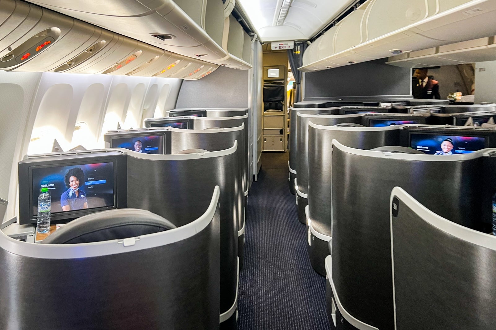 Business-class cabin