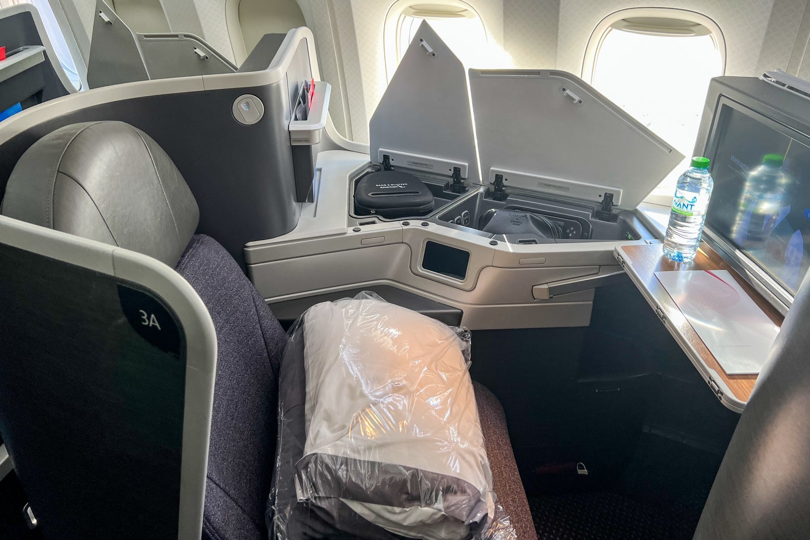 Business-class cabin seats