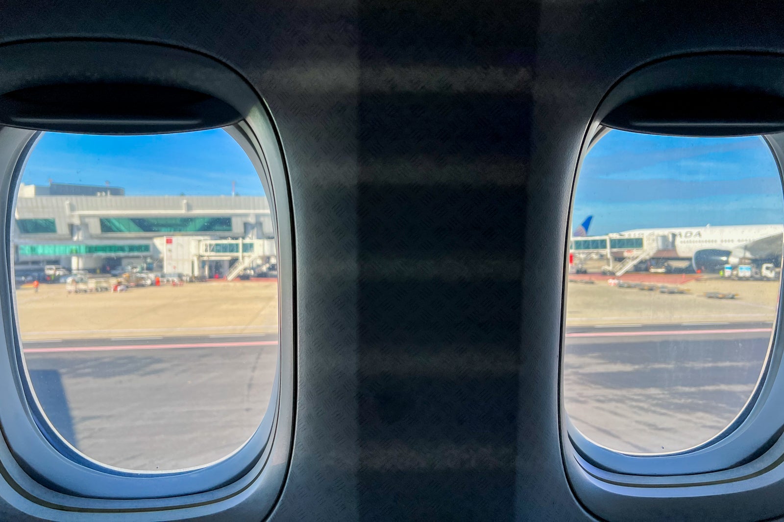 View from Business-class cabin