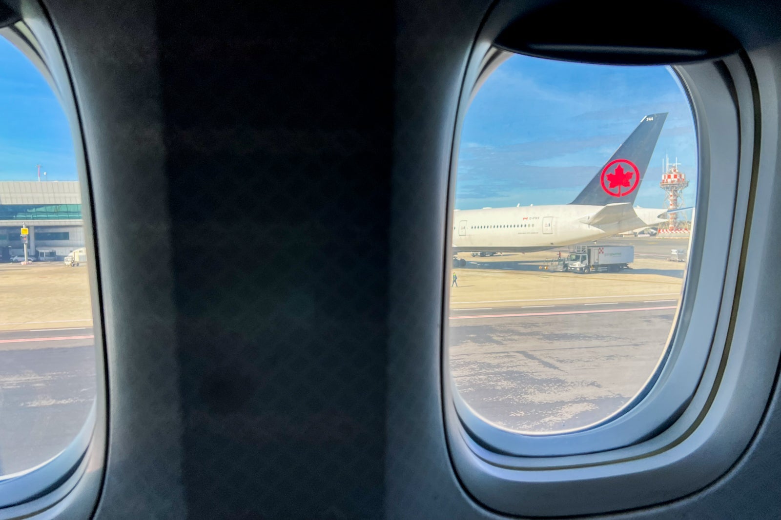 View from Business-class cabin