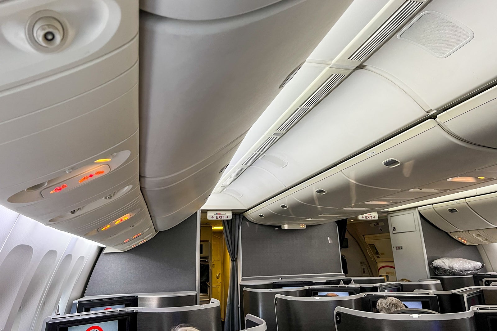 Business-class cabin