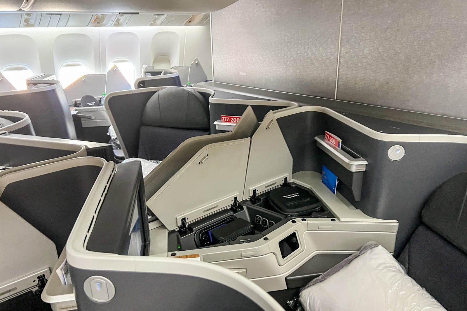 Business-class cabin