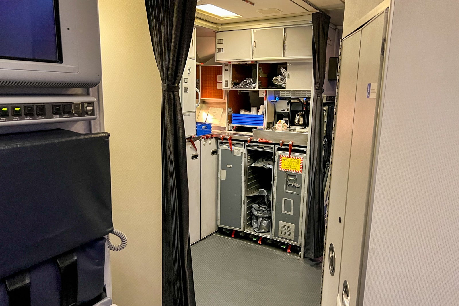 Business-class cabin