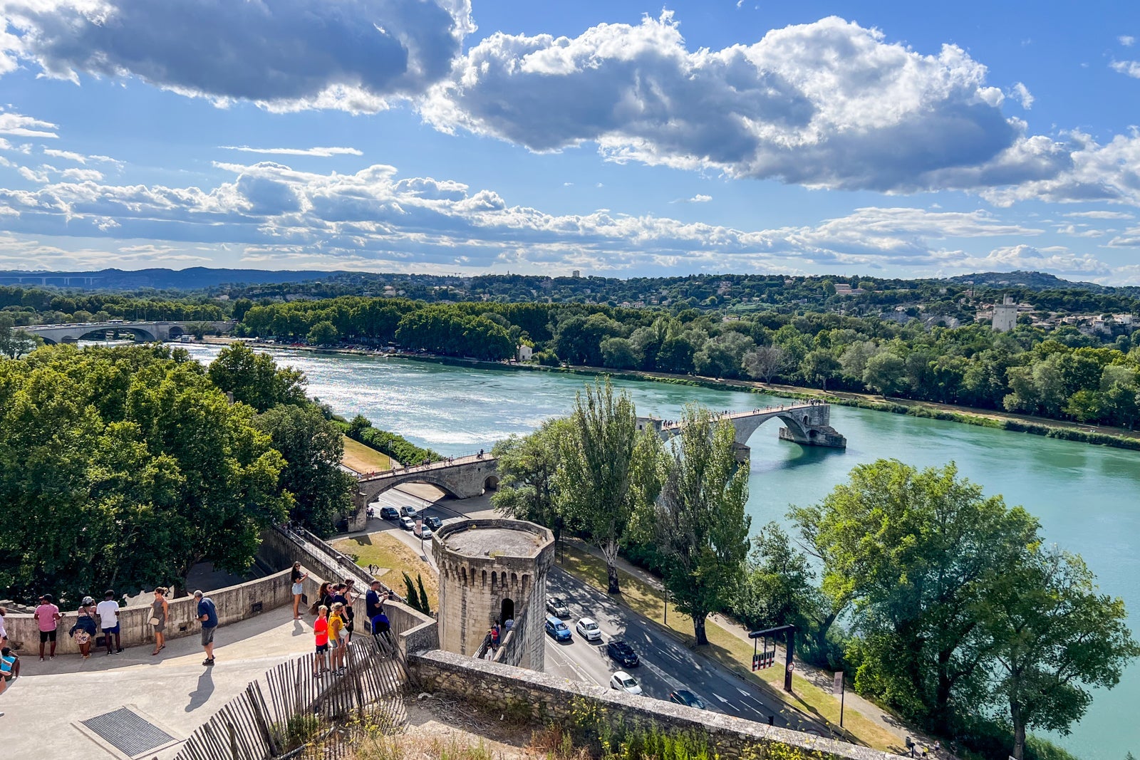 A beautiful view of a river in France