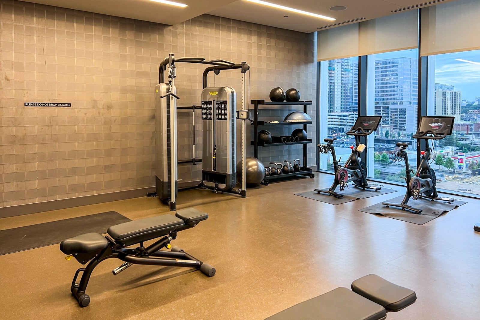 Fitness center at Grand Hyatt Nashville