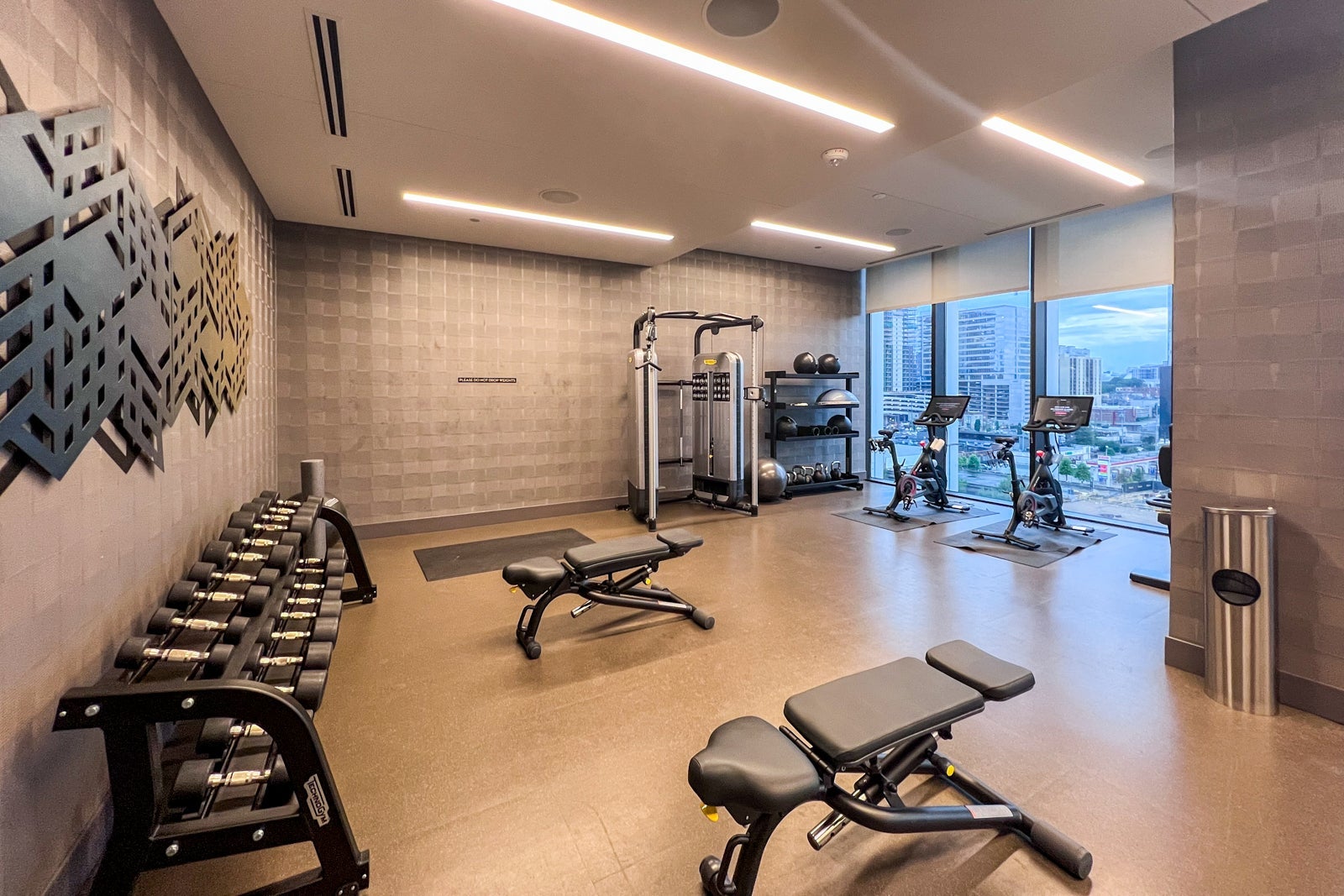 Fitness center at Grand Hyatt Nashville