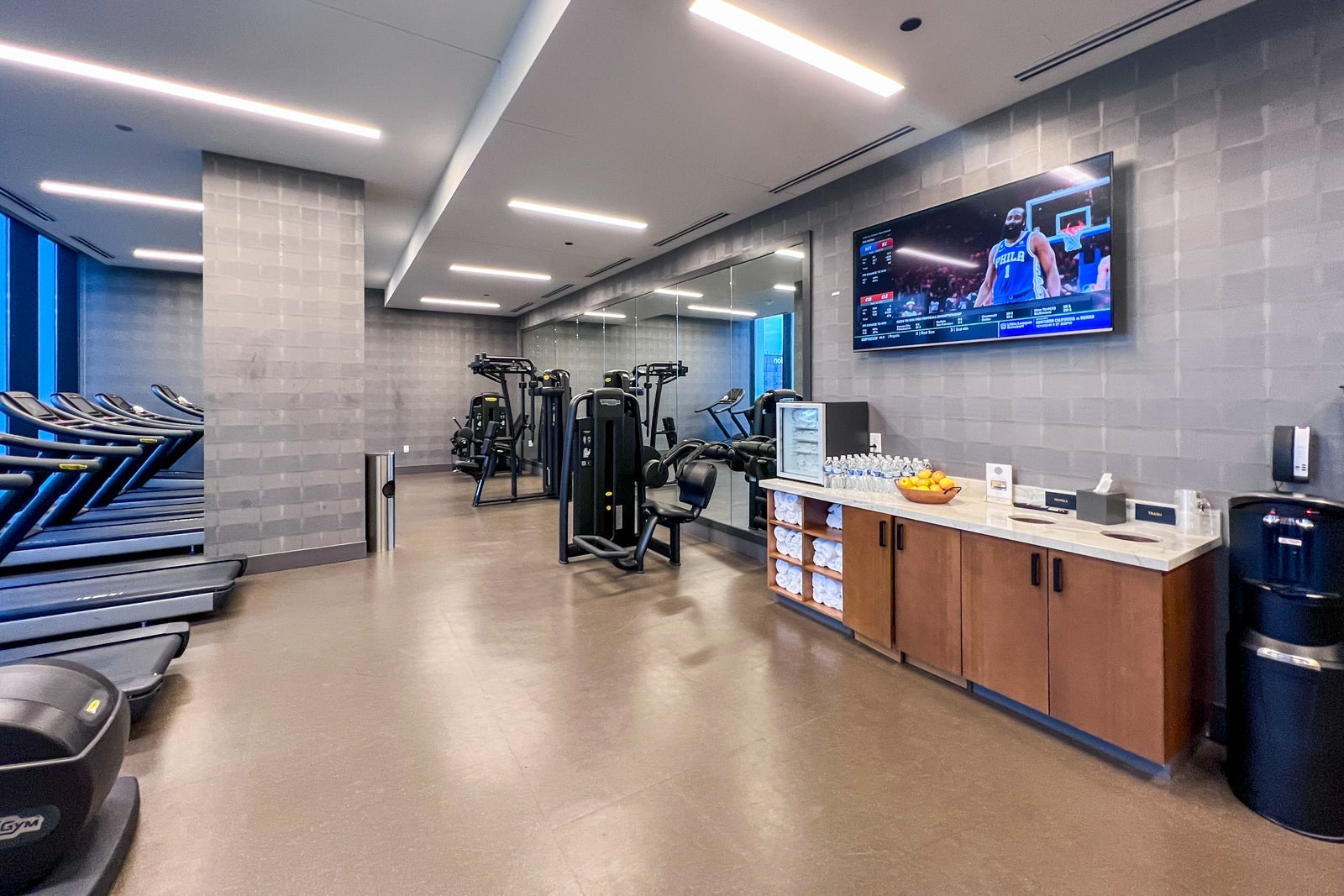 Fitness center at Grand Hyatt Nashville