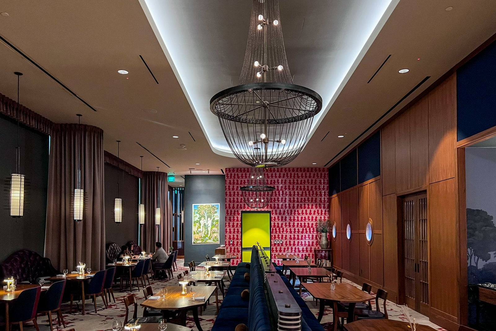 Inside restaurant at Grand Hyatt Nashville