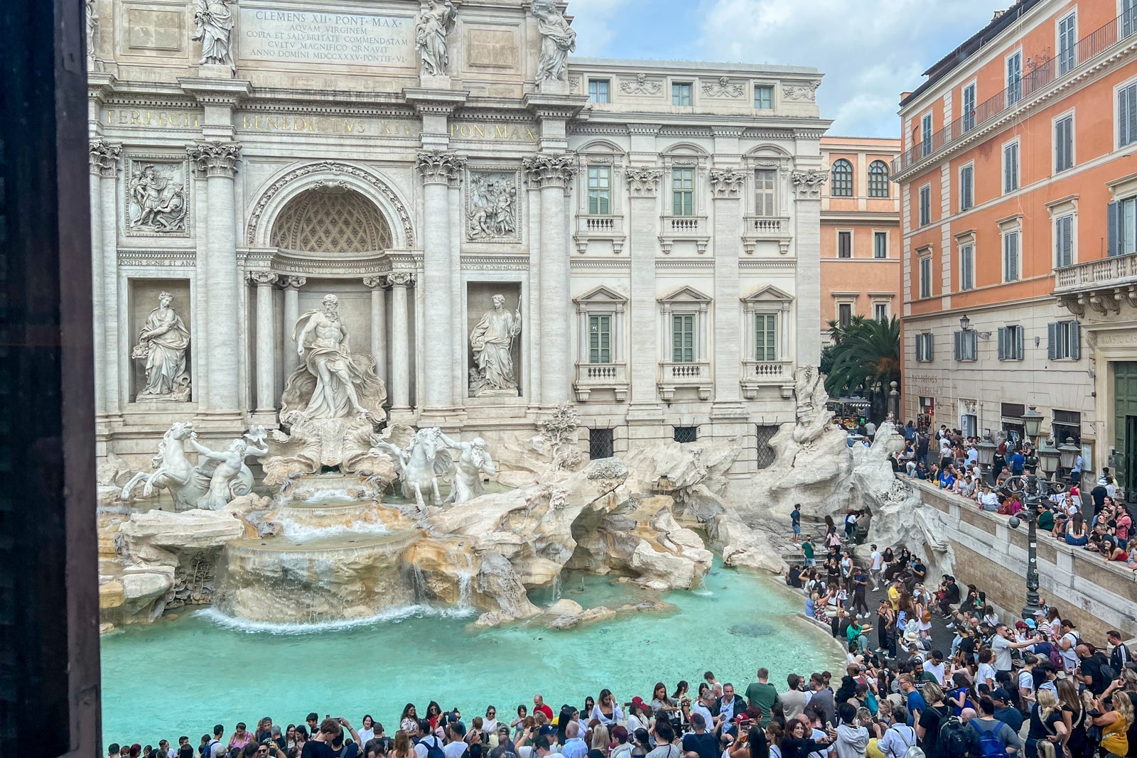 The Trevi Fountain in Rome, Italy