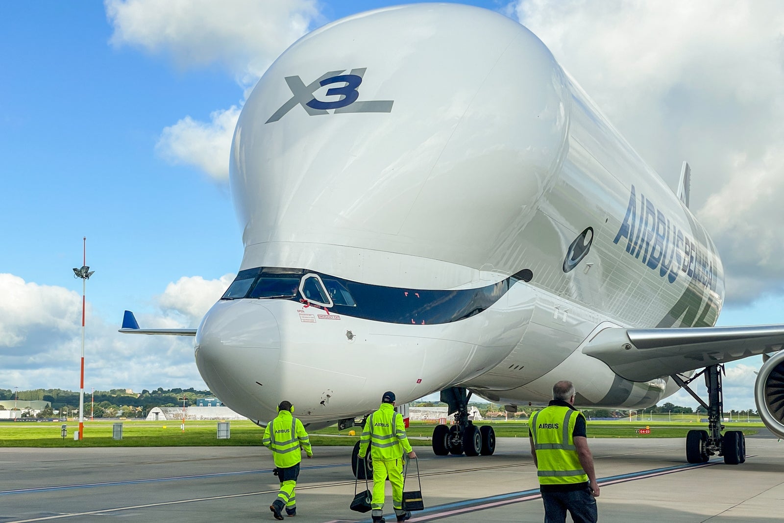 Airbus Beluga XL on tarmac