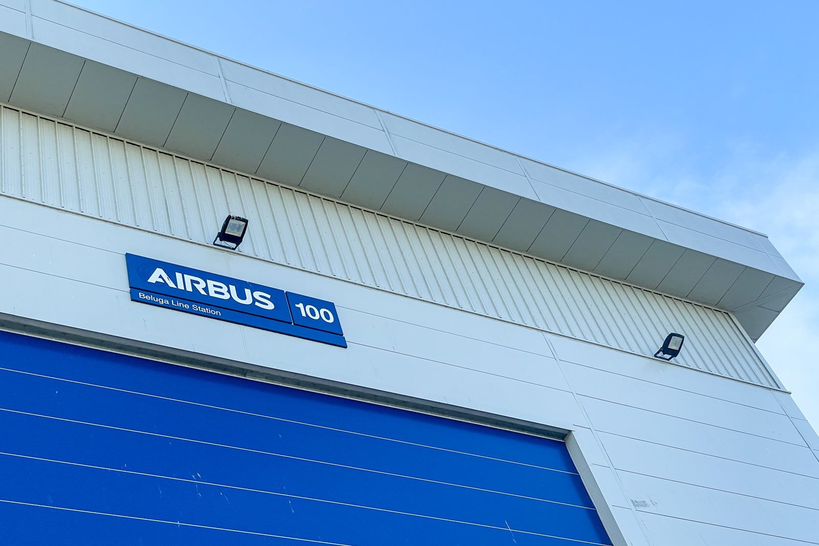 Building at Airbus Beluga Line station