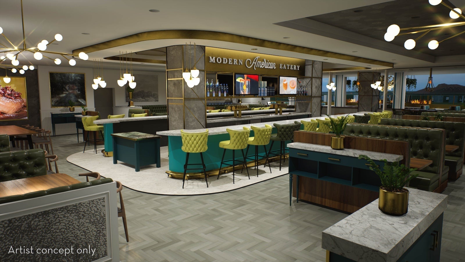 Great Maple restaurant at Pixar Place Hotel