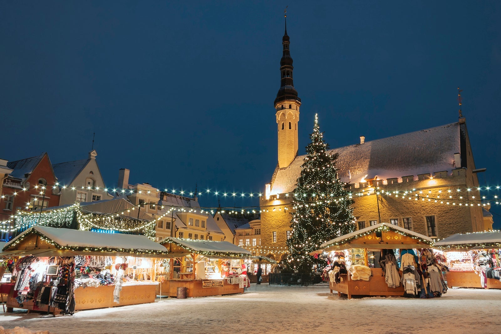 Christmas market in Tallinn, Estonia