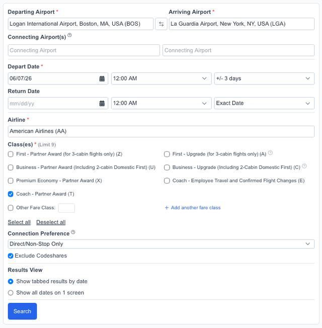 ExpertFlyer guide: Search for award flights and set alerts - The Points Guy