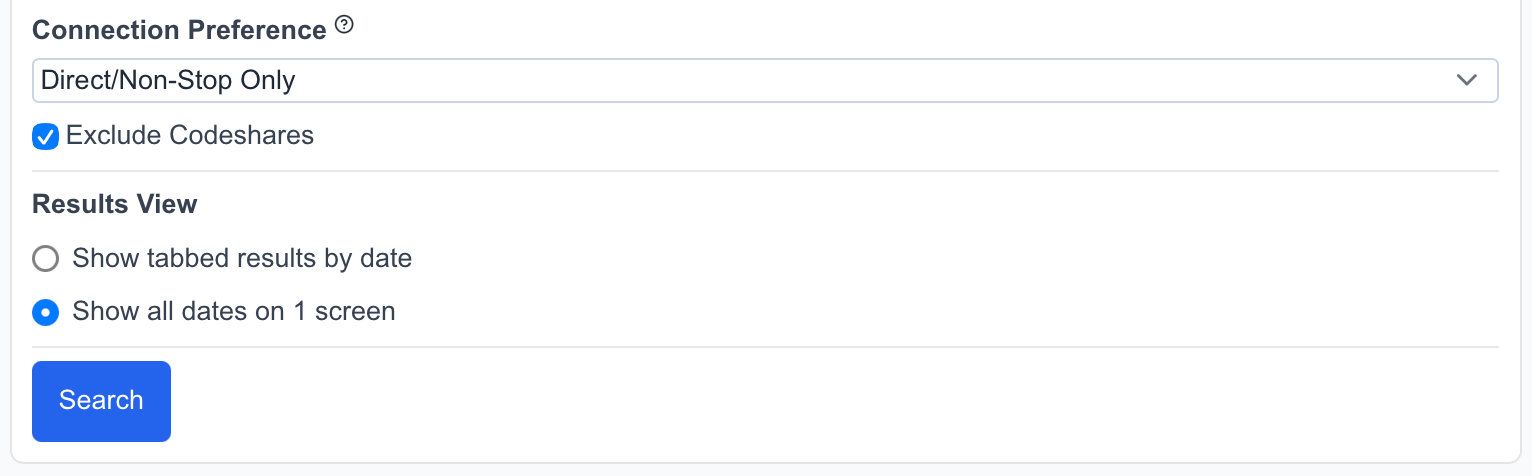More ExpertFlyer options for Aer Lingus flights