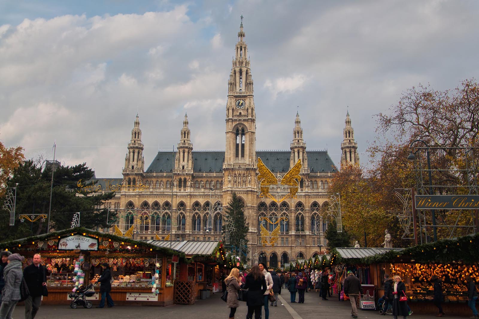 Christmas market in Vienna, Austria