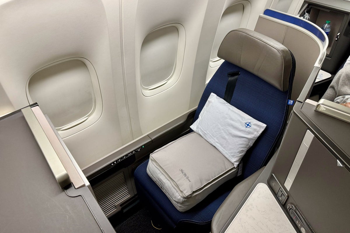 United Polaris business class.