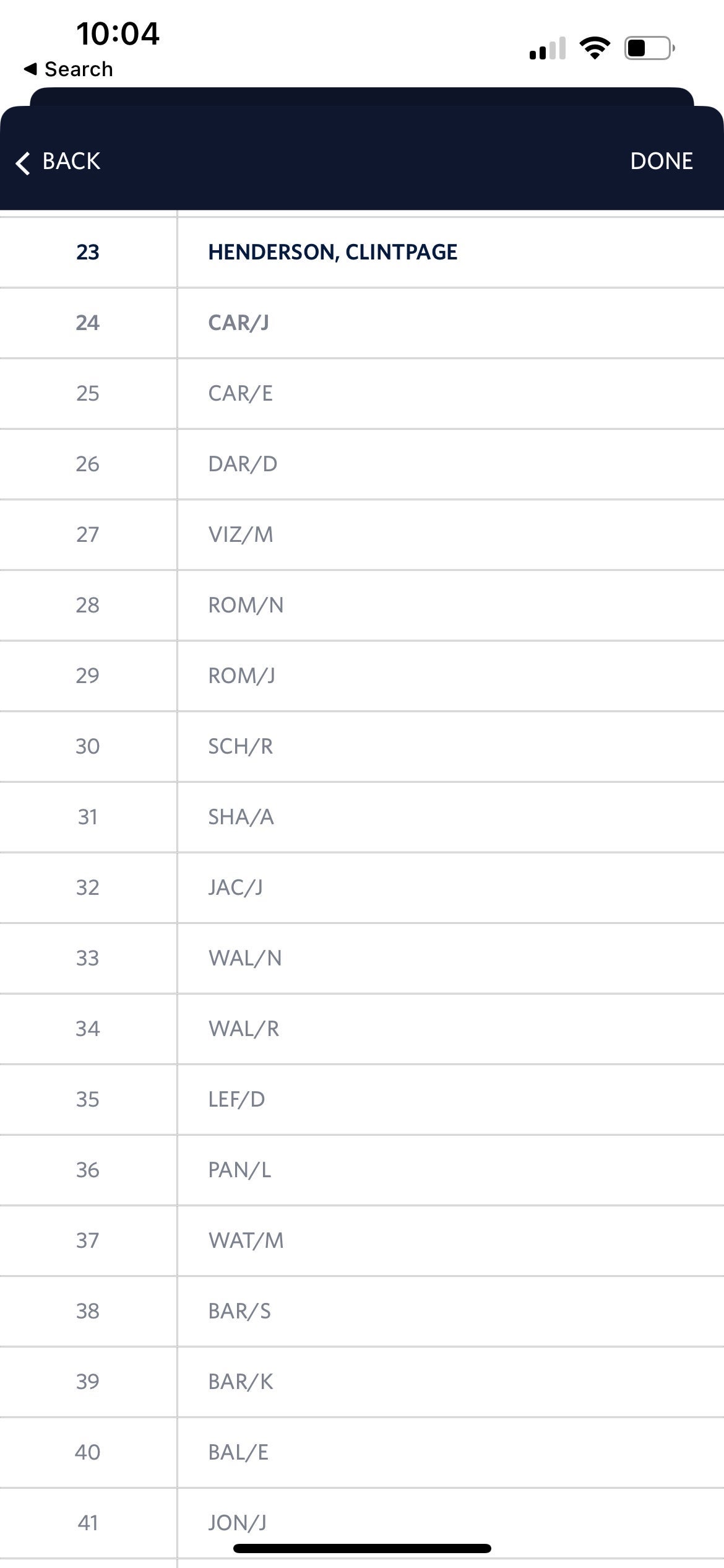 Upgrade list on Delta flight from SLC to JFK. DELTA.COM