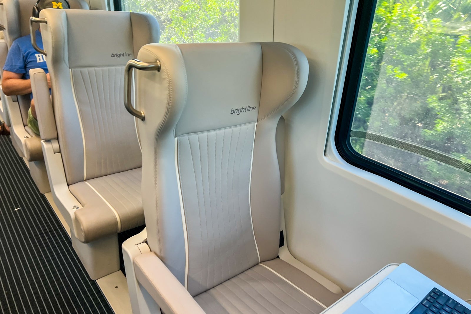 Brightline train seats