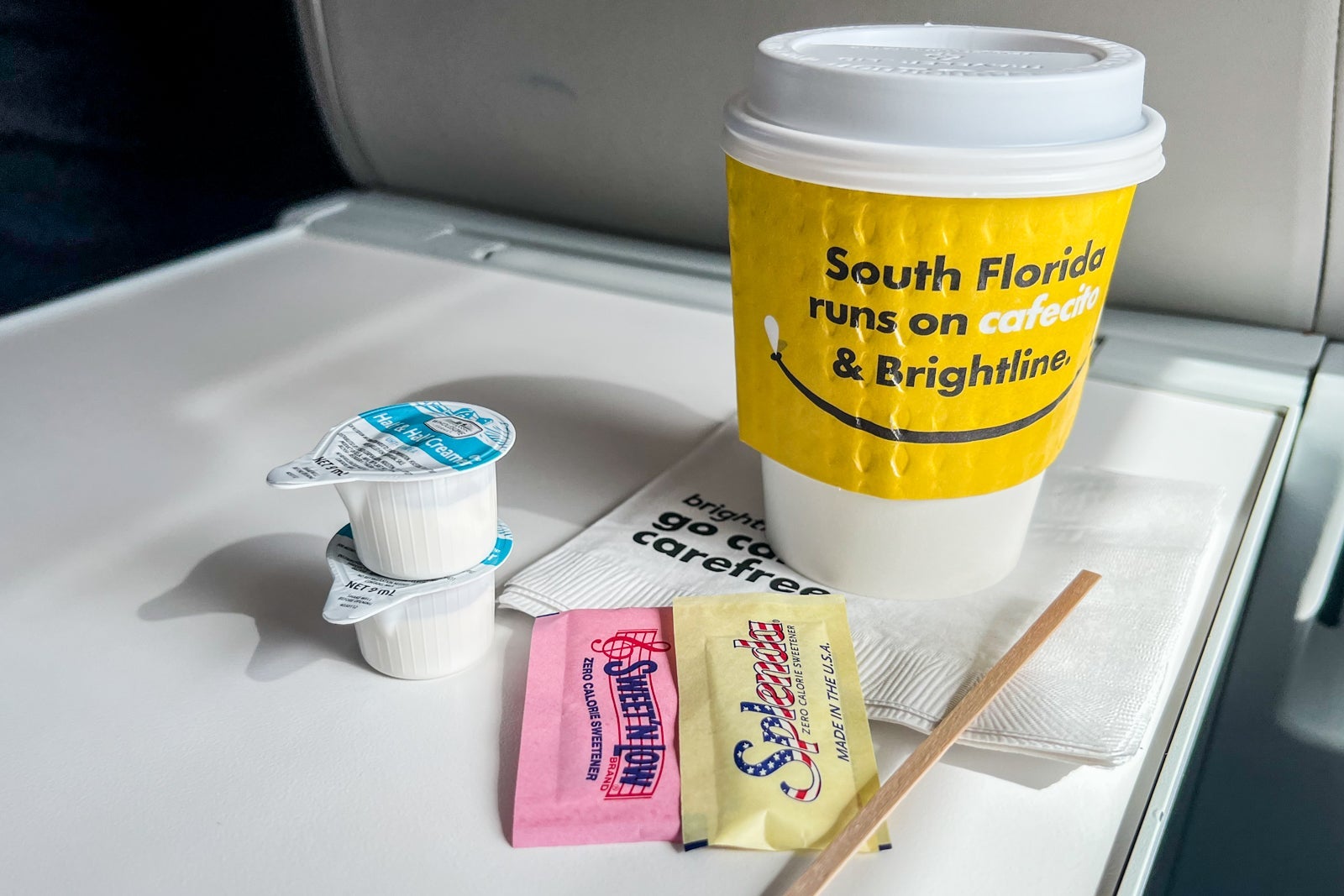 Brightline menu offering