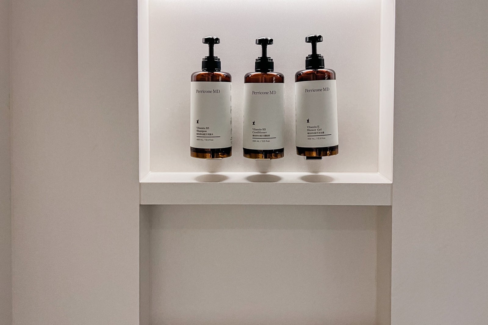 toiletries in Room at Regent Hong Kong