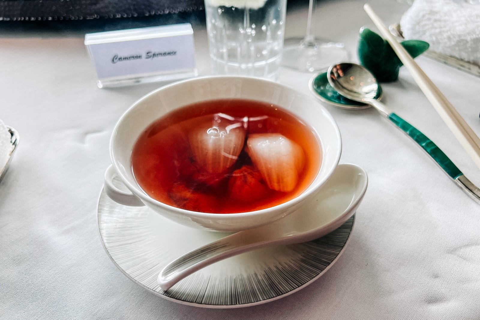 Meal at Regent Hong Kong