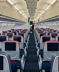 Inside Delta Air Lines plane