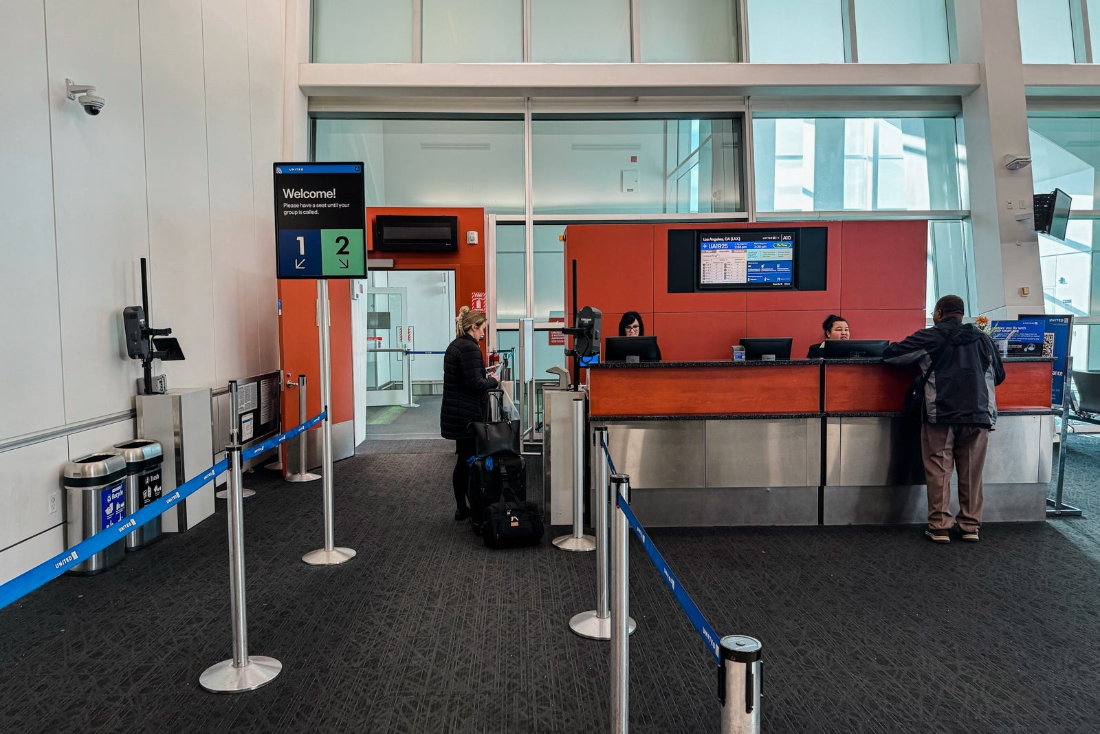 Check in with United