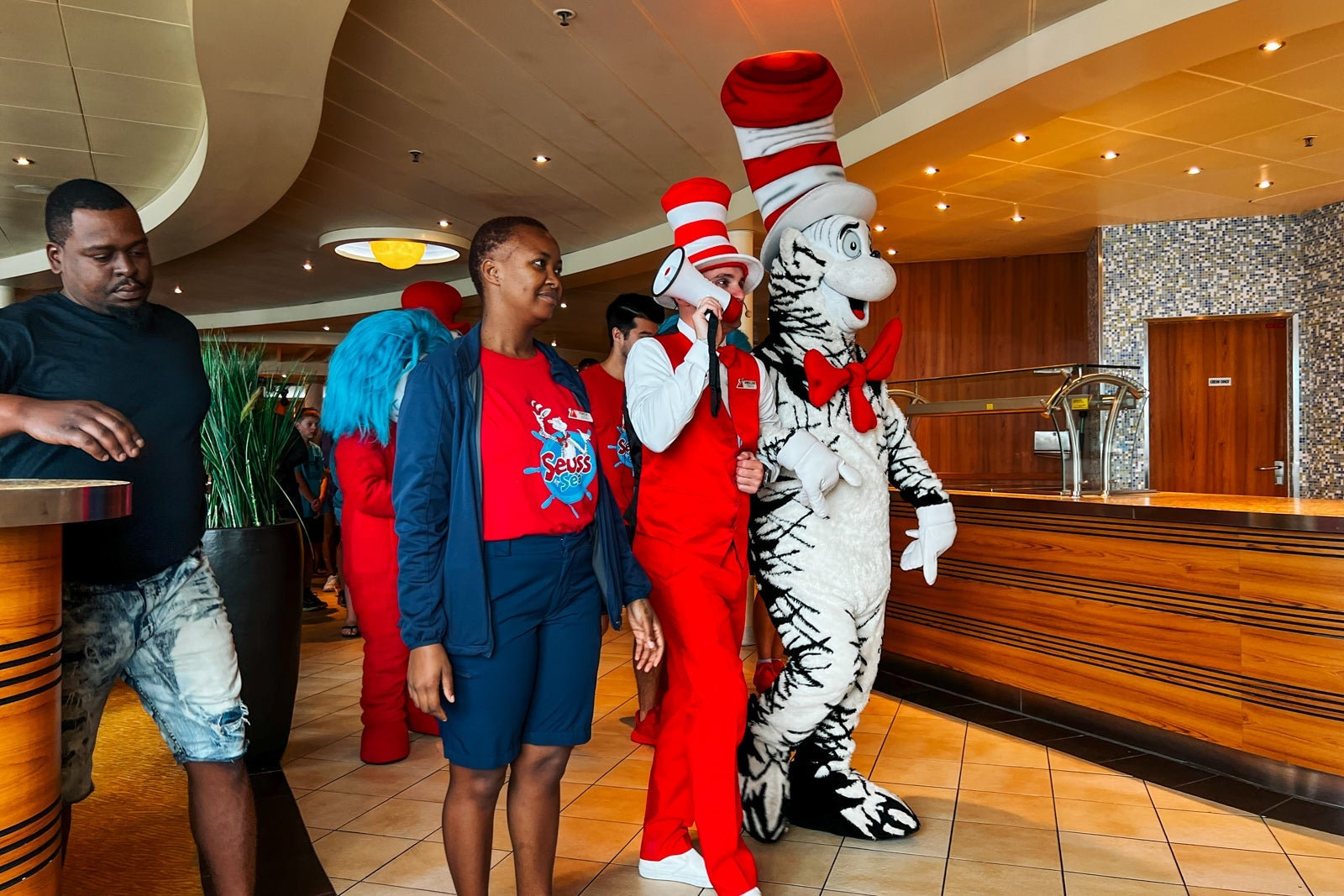 Suess a Palooza parade on Carnival Sunshine