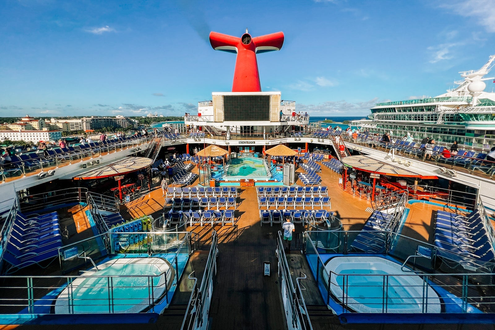Pool area on Carnival Sunshine