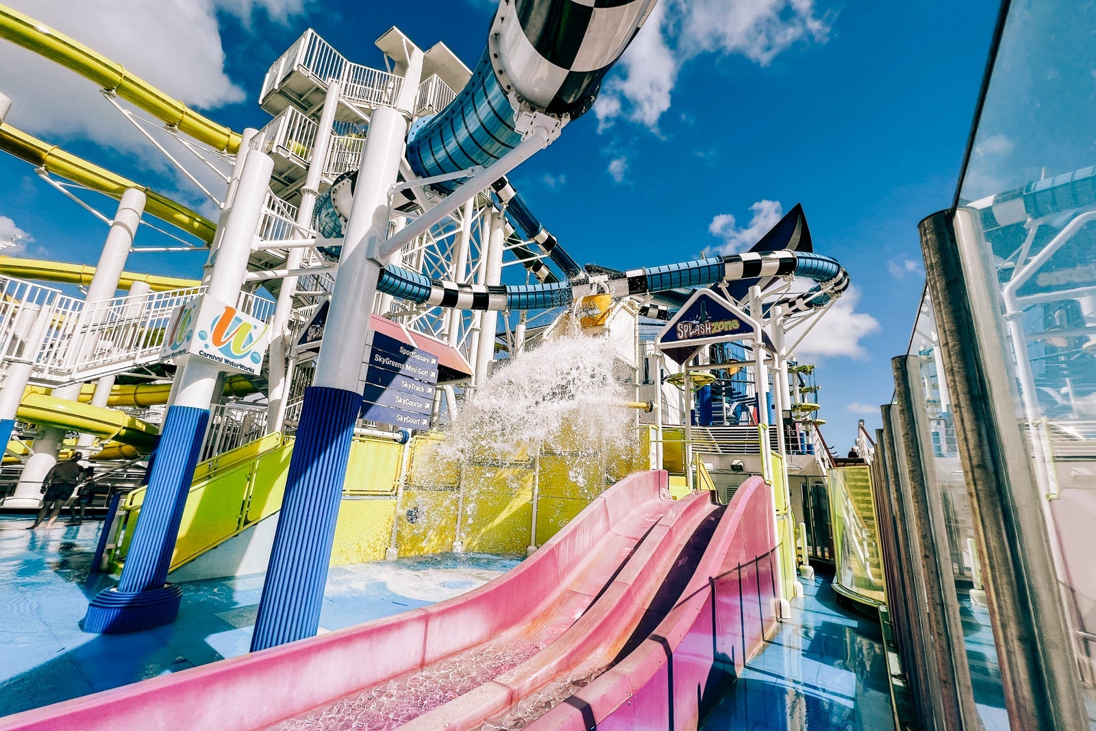 Waterworks area on Carnival Sunshine