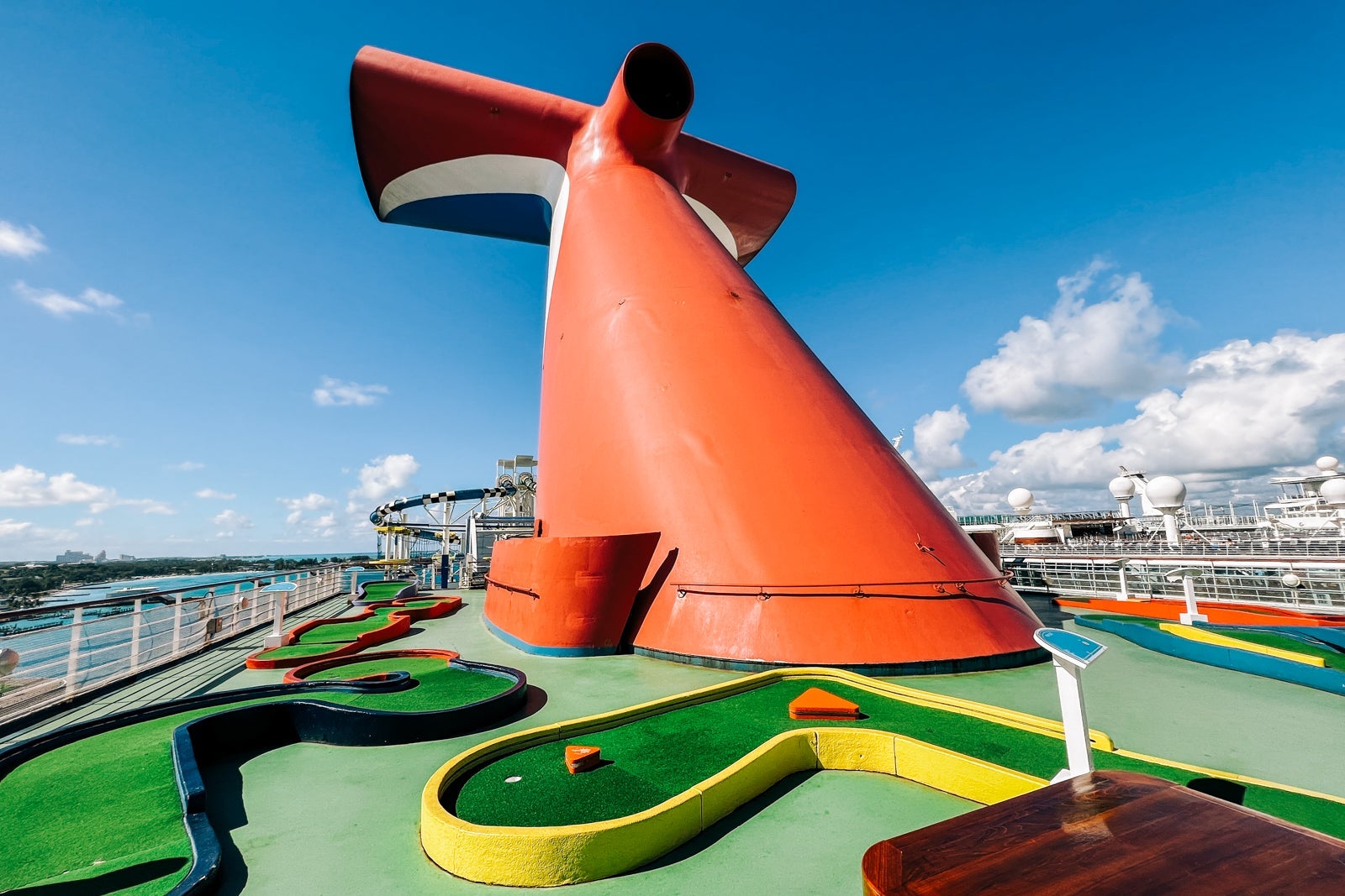 Mini golf on Carnival Sunshine