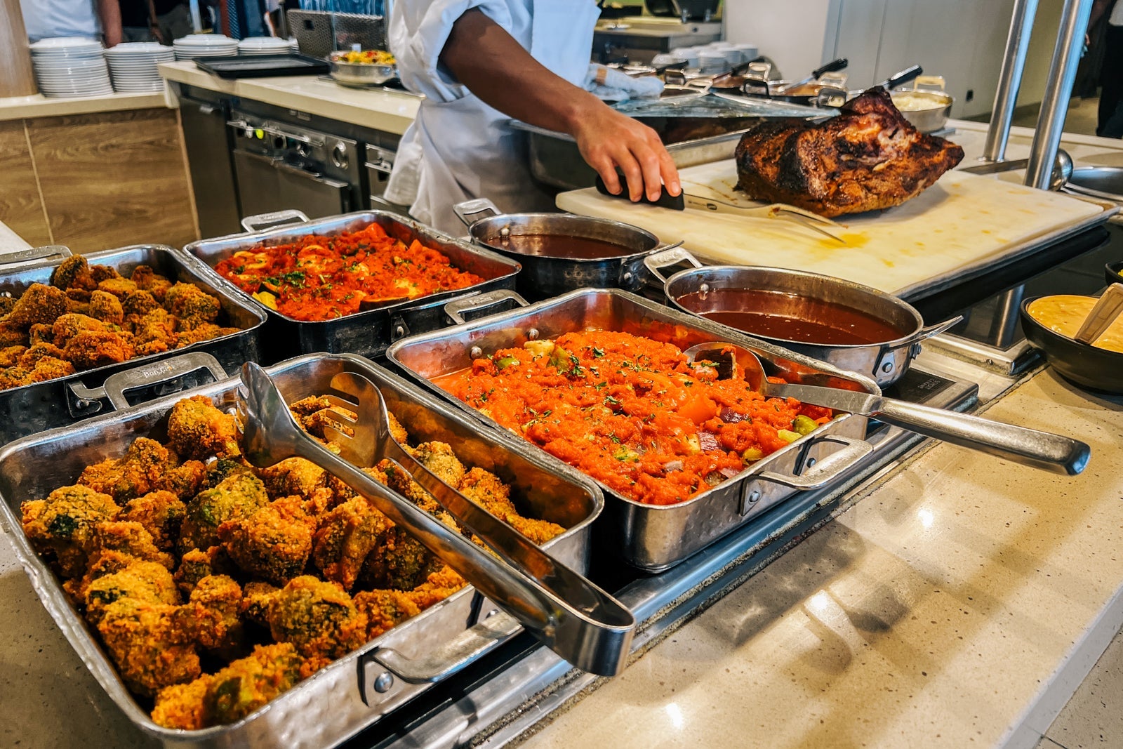 Buffet offerings on Carnival Sunshine