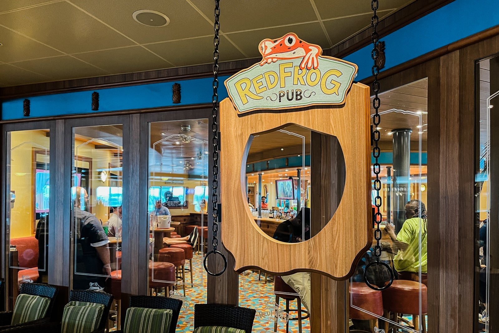 Entrance to RedFrog Pub