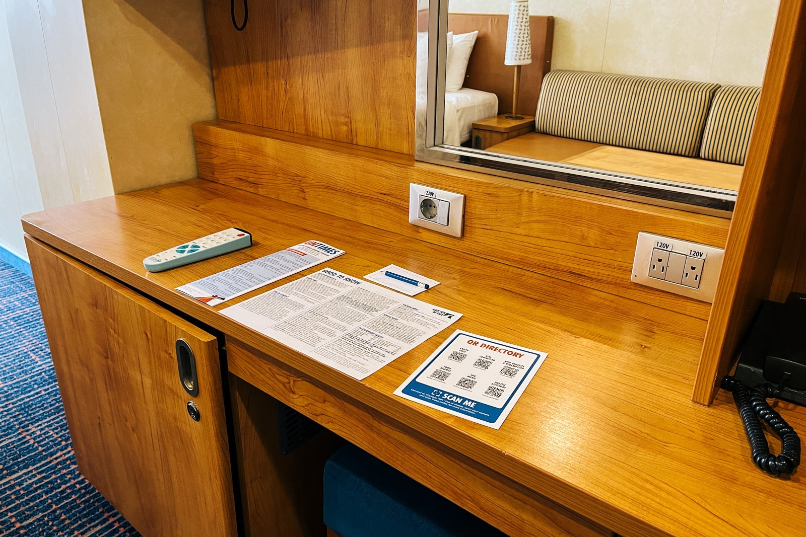 Aft cabin on Carnival Sunshine