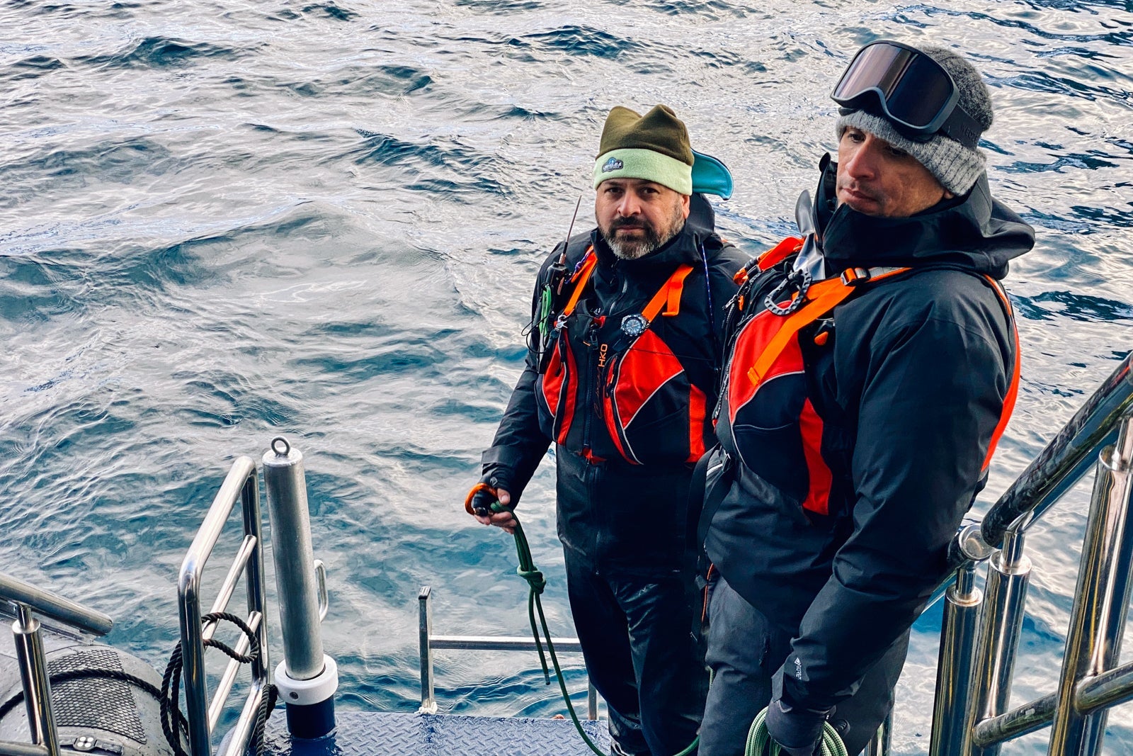 A polar plunge in Antarctica