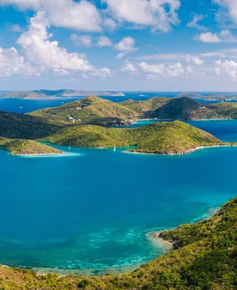 Caribbean island view