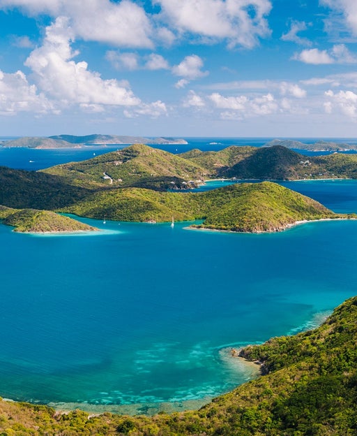 Caribbean island view