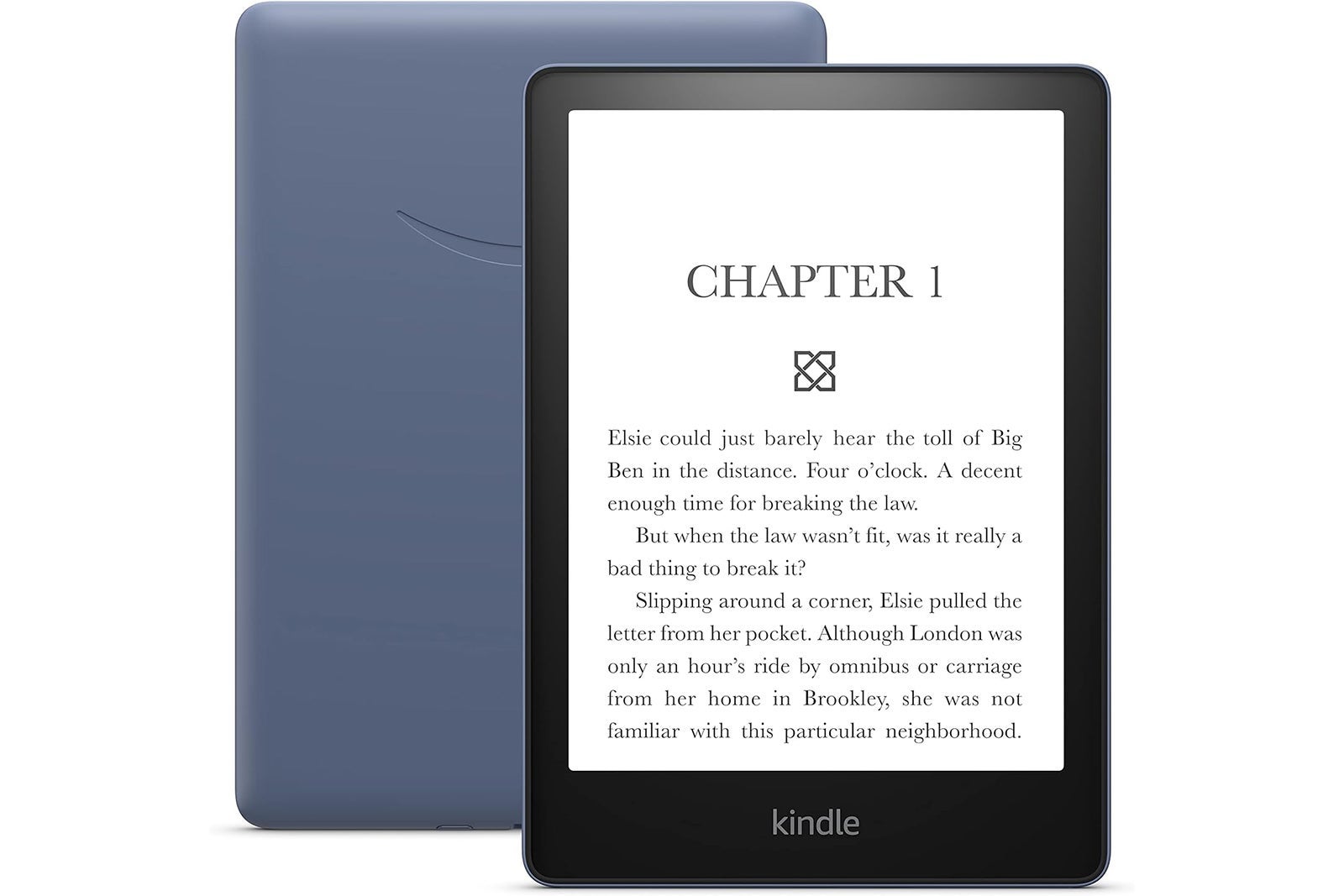 Amazon Kindle on white background