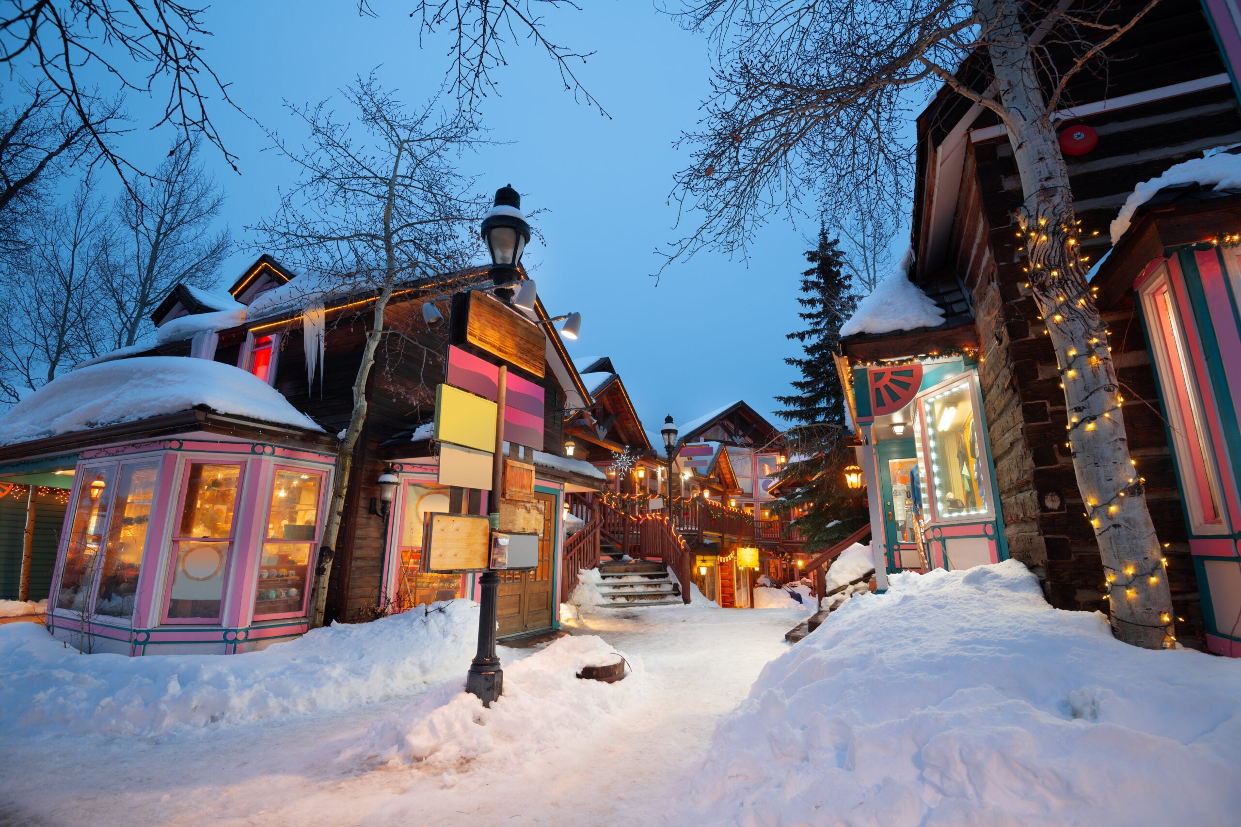 Breckenridge is a winter wonderland.