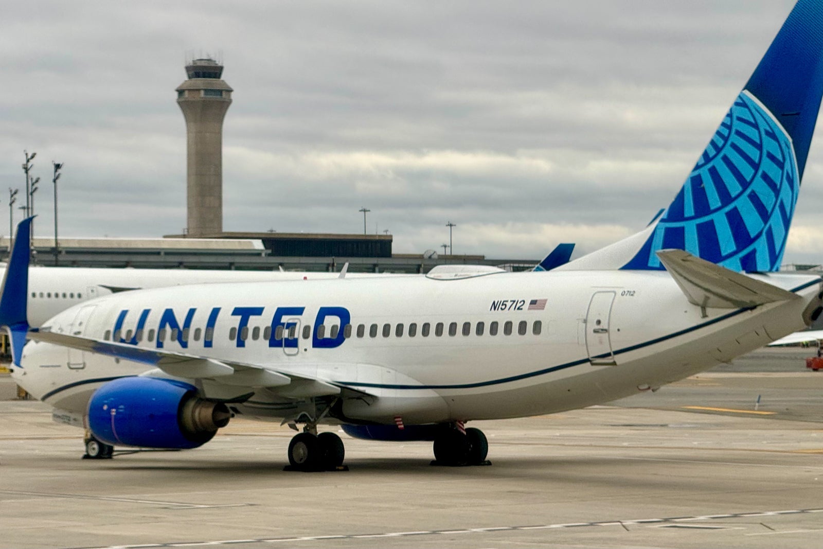 United plane at Newark