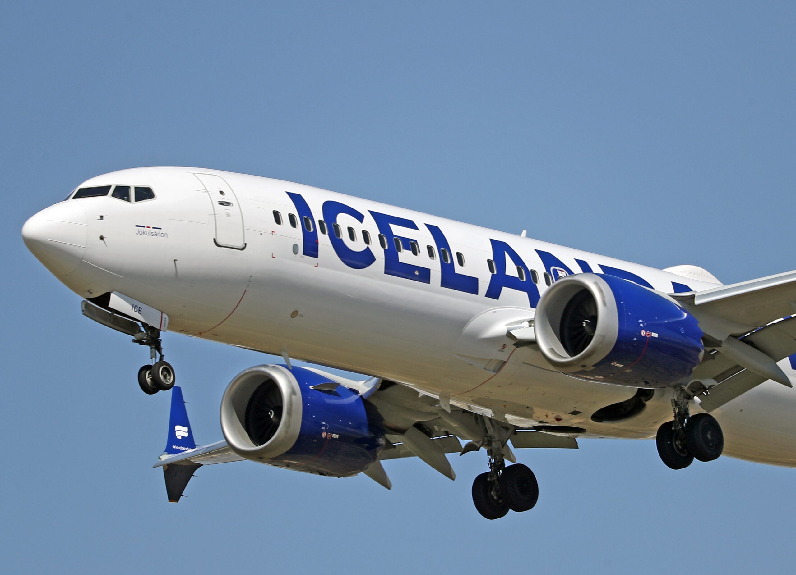 An Icelandair Boeing 737.