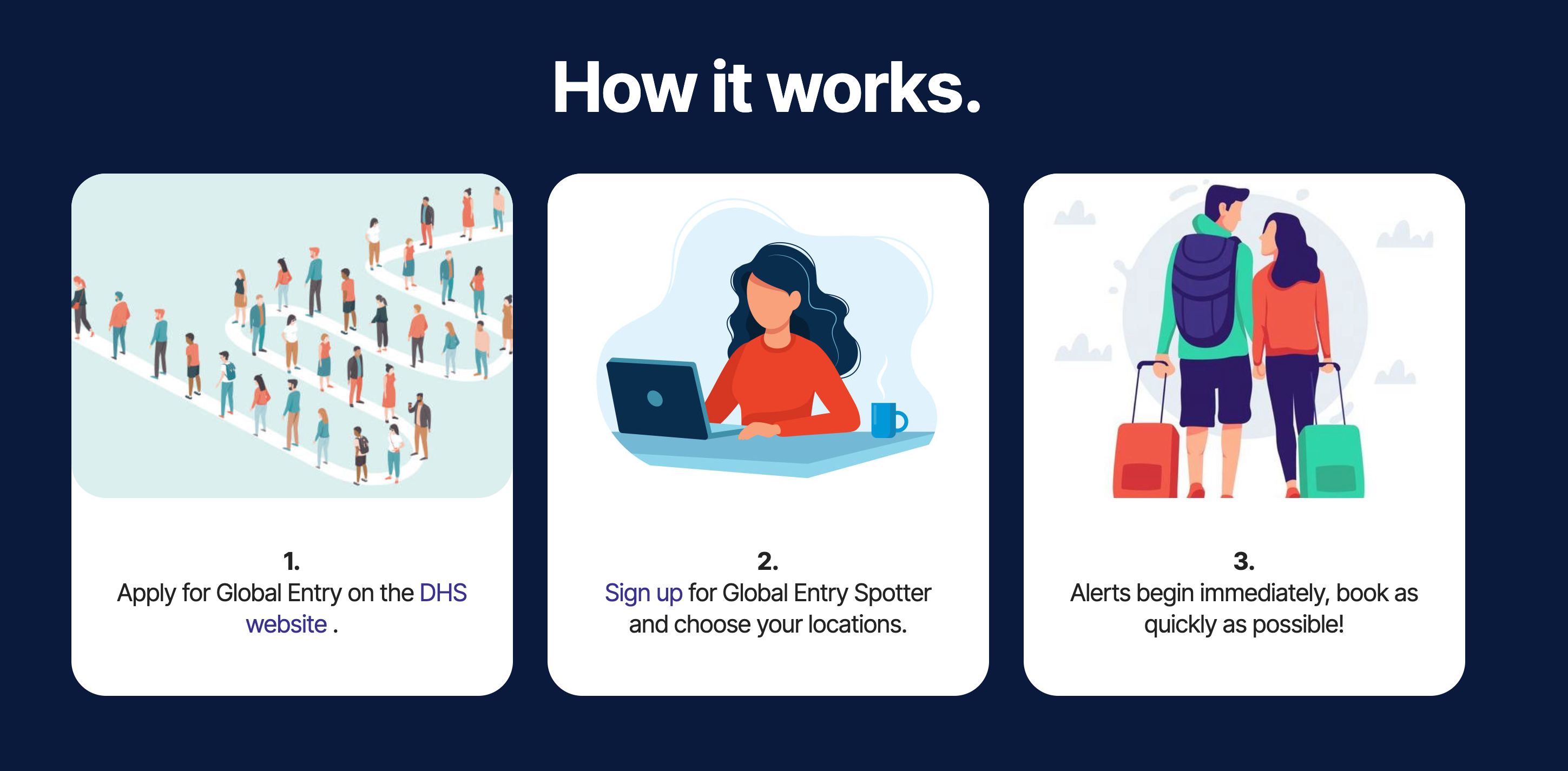 global entry spotter graphics