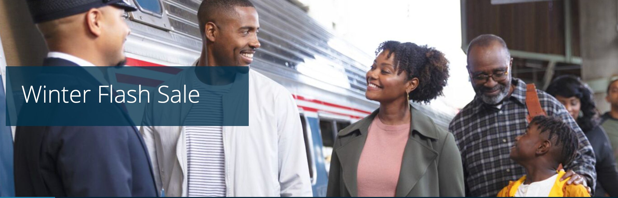 amtrak flash sale banner