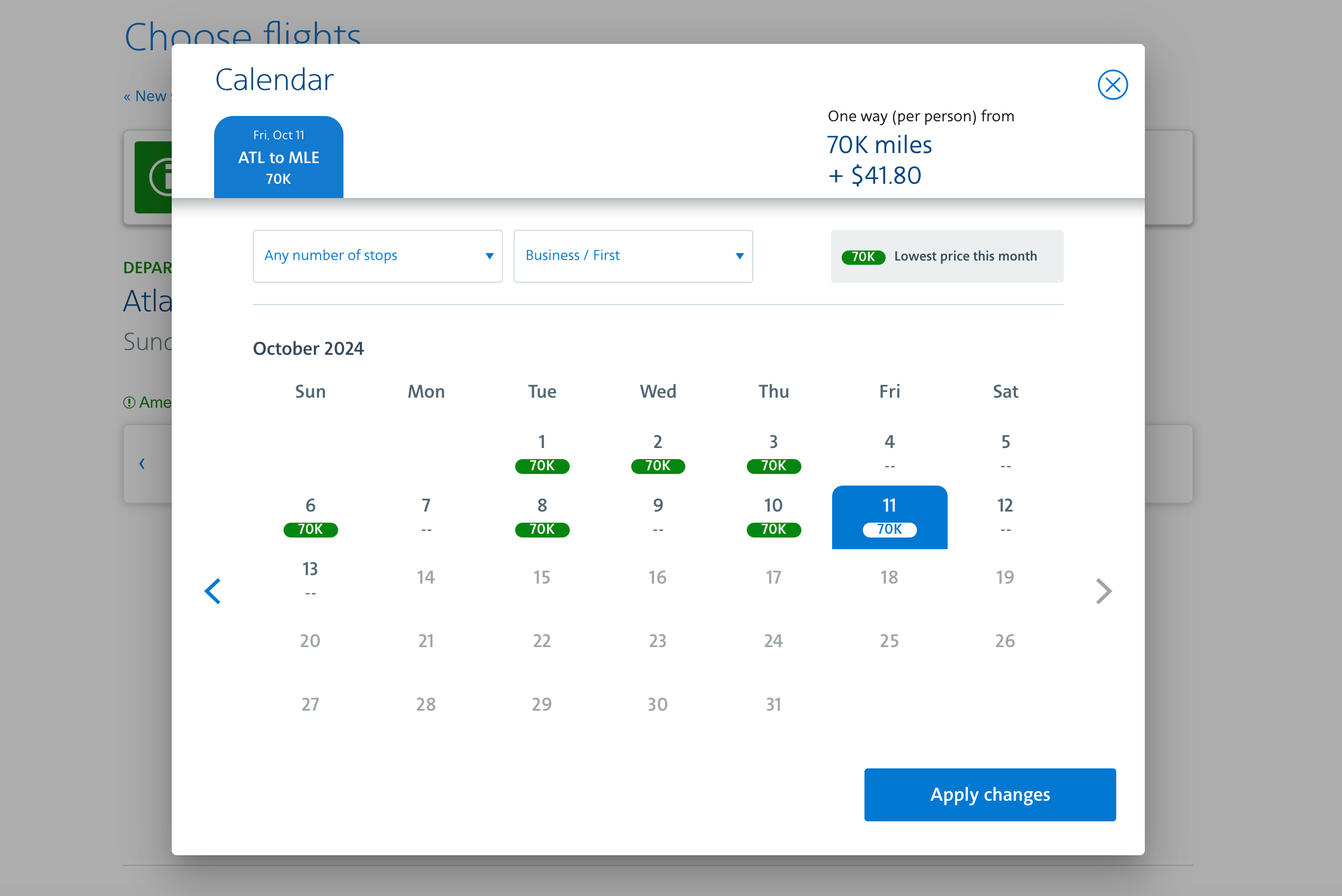 Booking Qatar Qsuite through American AAdvantage from Atlanta to the Maldives