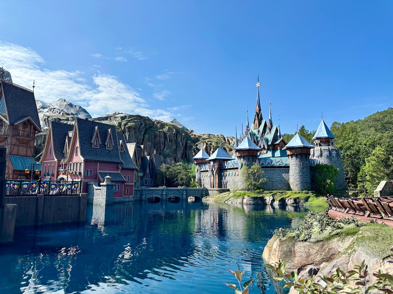 Frozen themed land at Hong Kong Disneyland