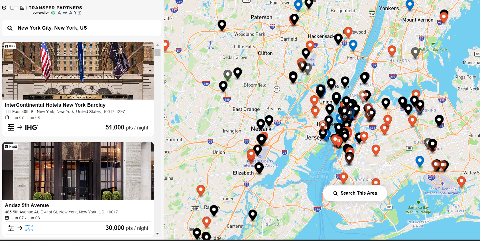 Awayz integration in Bilt