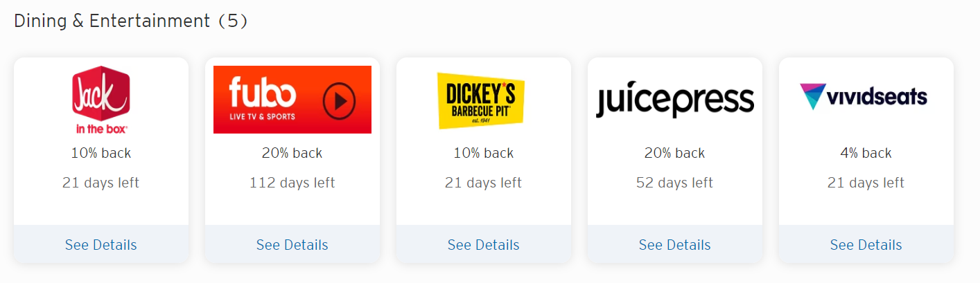 Citi Merchant Offers for dining and entertainment