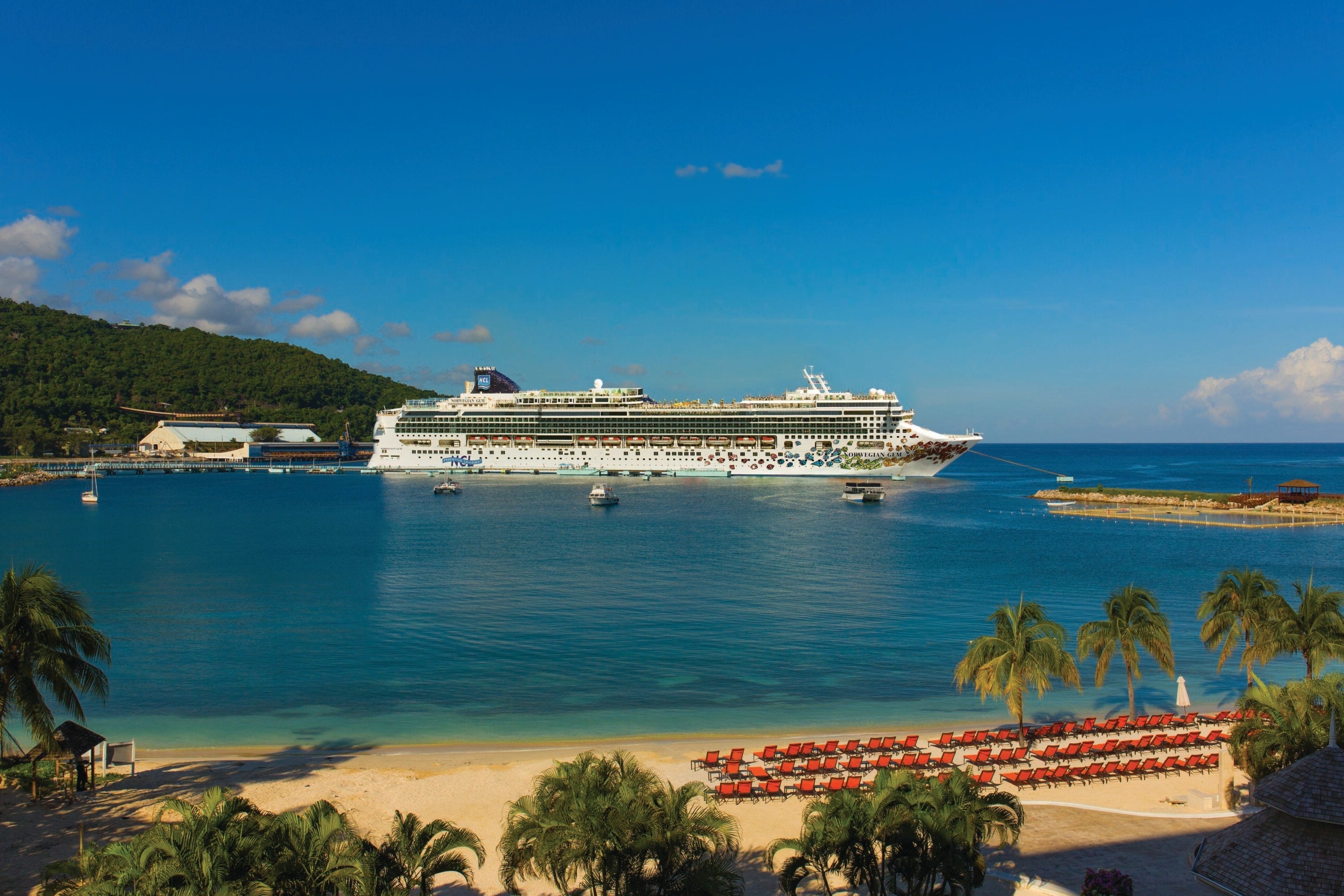 Norwegian Gem at Ocho Rios, Jamaica